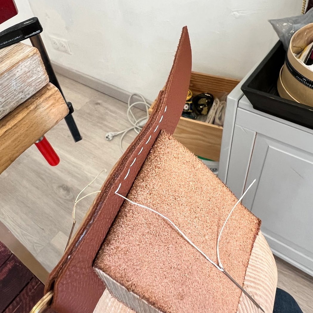 Atelier MAROQUINERIE cours particulier DIY-ABY Atelier 2